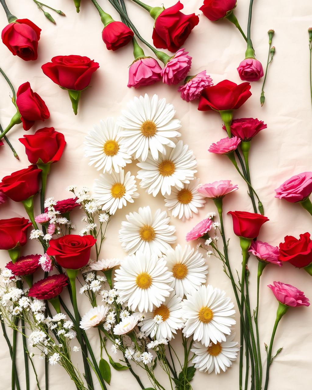 The Reena's Roses flower selection including roses, peonies, tulips and hydrangeas